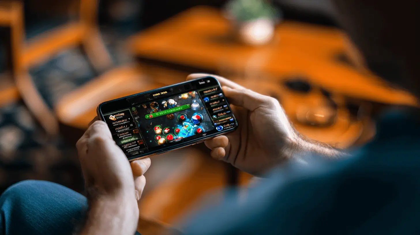 OKBD mobile casino app interface